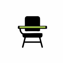 Writing Pad Chair